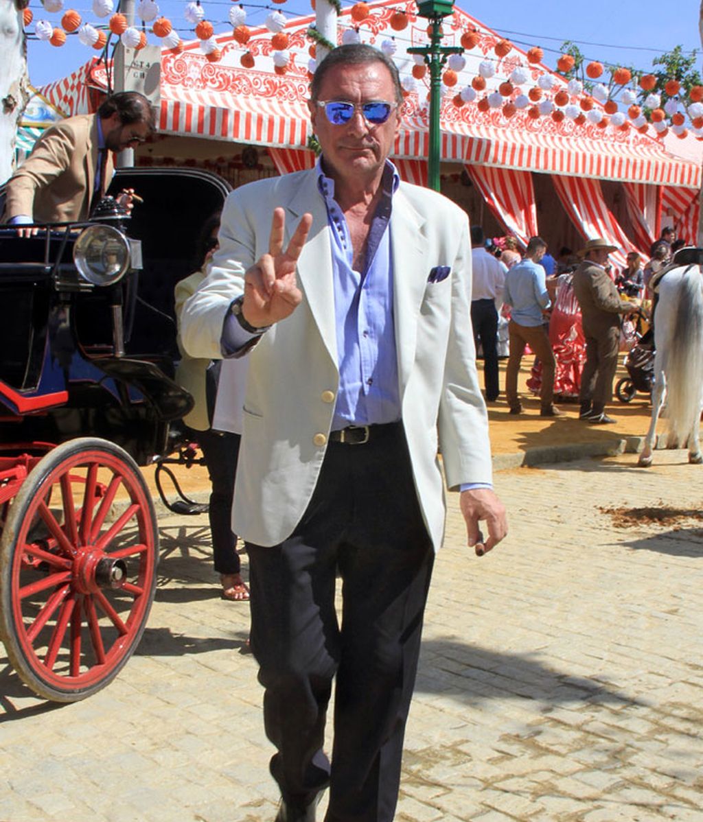 El periodista Carlos Herrera, siempre fiel a la Feria