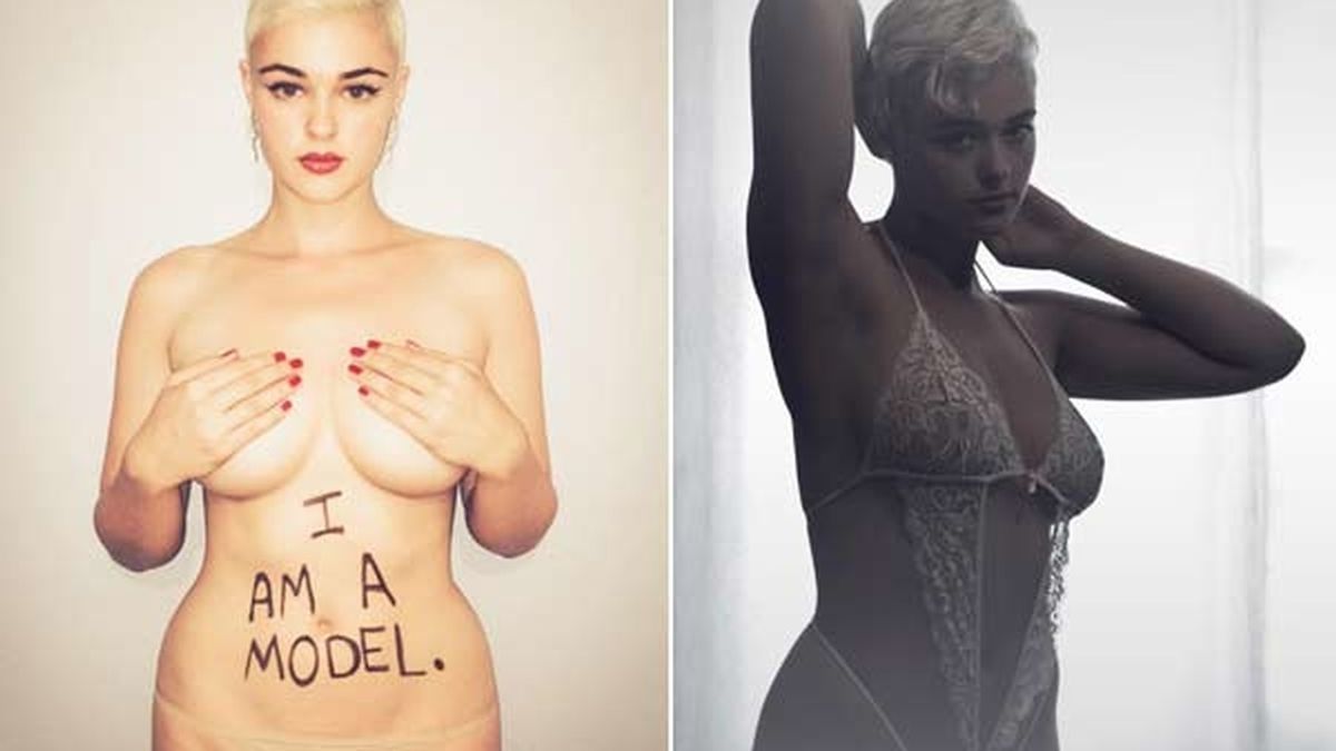 Stefania Ferrario, la modelo de "talla grande" más pequeña que la mujer promedio