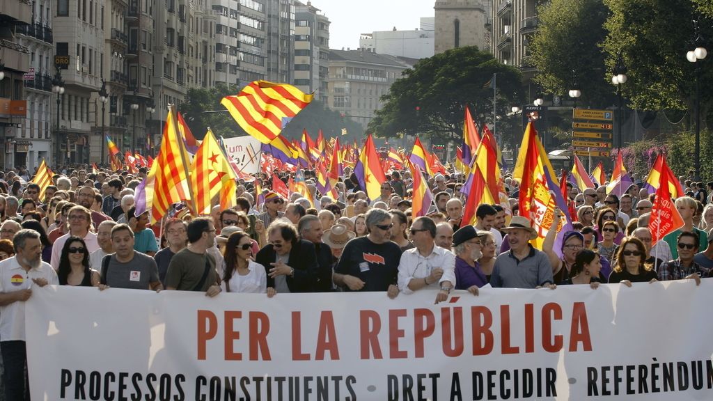 Manifestación por la República enValencia