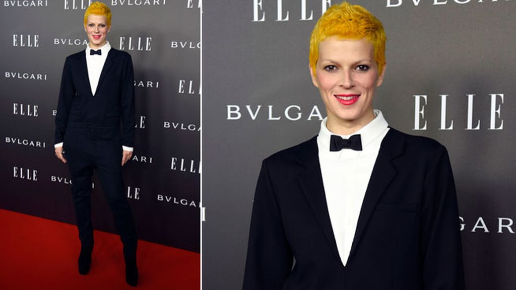 Bimba Bosé con total look masculino, de David Delfín