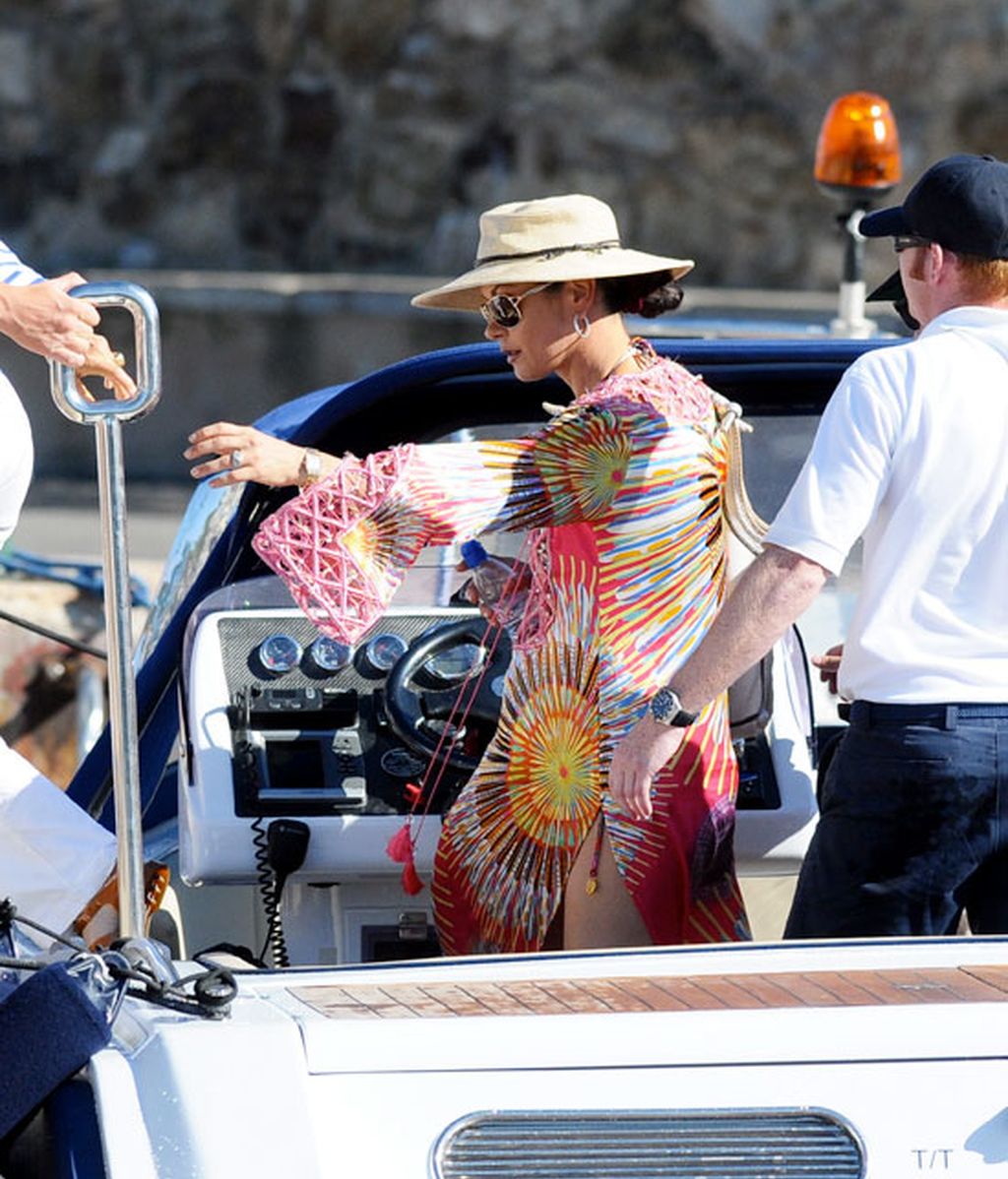 Catherine Zeta-Jones y Michael Douglas recuperan fuerzas en Saint Tropez