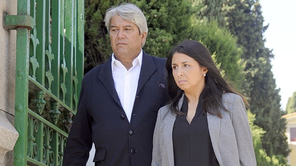 José Verdasco y su hija Sara también acudían a dar sepultura a Boyer