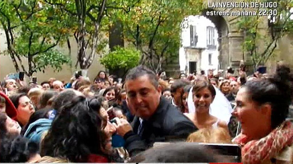 La pareja se casó por la iglesia en Sanlúcar de Barrameda