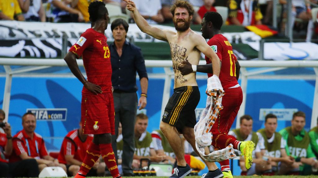 Un espontáneo quiso colarse en el espectáculo