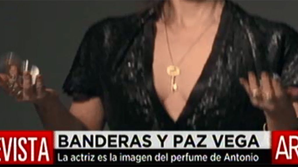 Paz Vega, imagen del perfume de Banderas