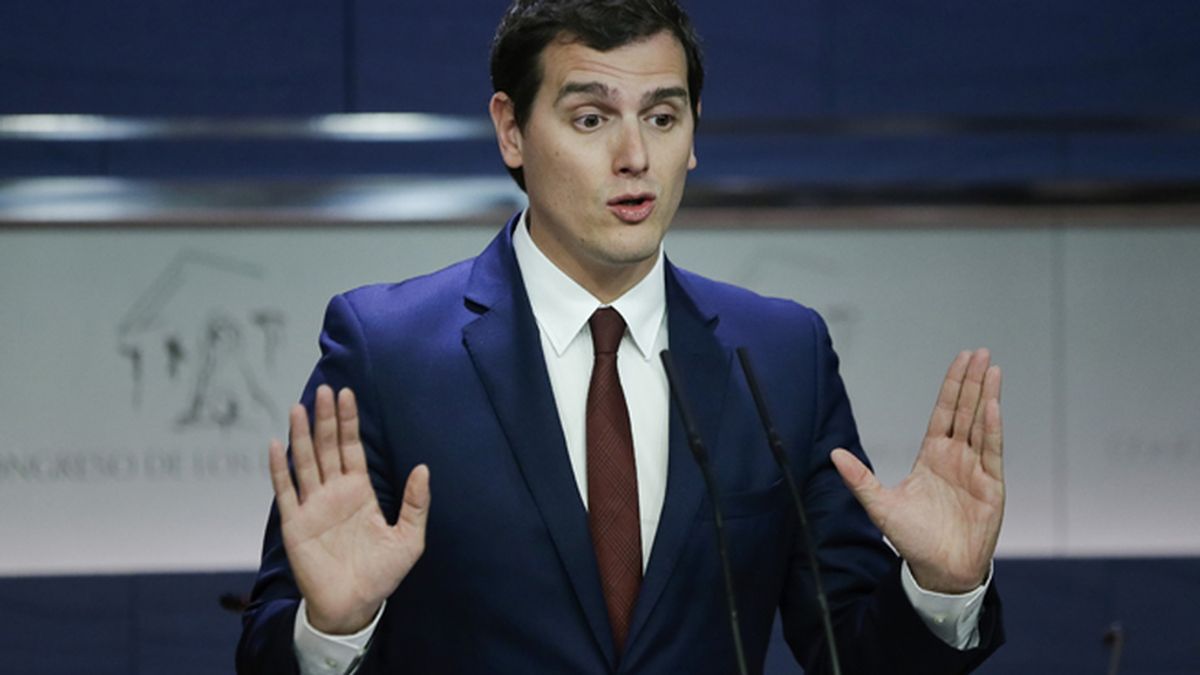 Albert Rivera, en el Congreso de los Diputados