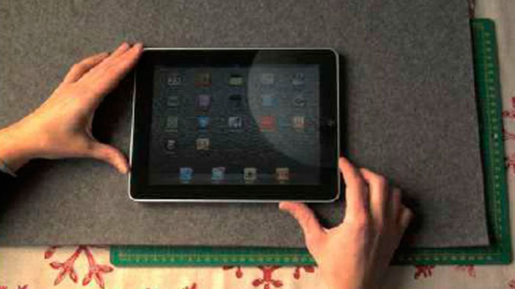 Tricotosas 16: Funda de fieltro para iPAD