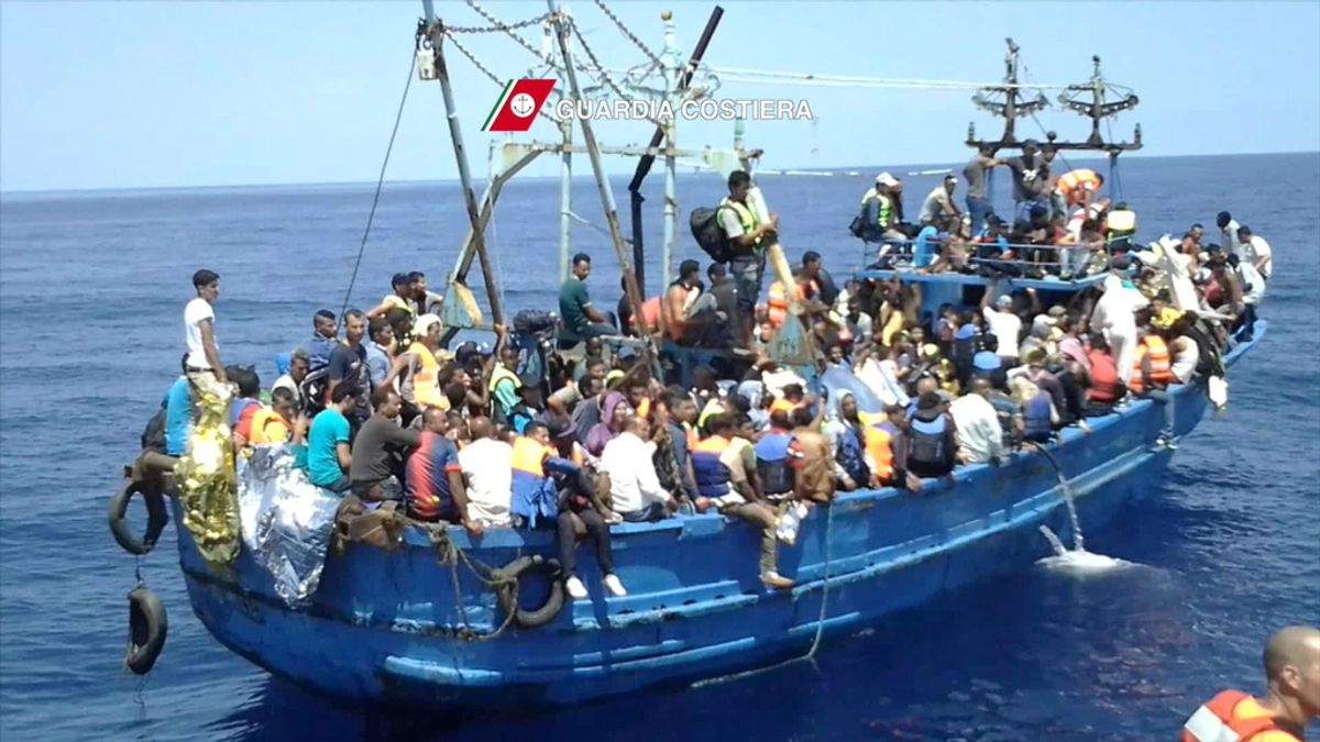 Italia rescata a 4.400 inmigrantes en el Mediterráneo
