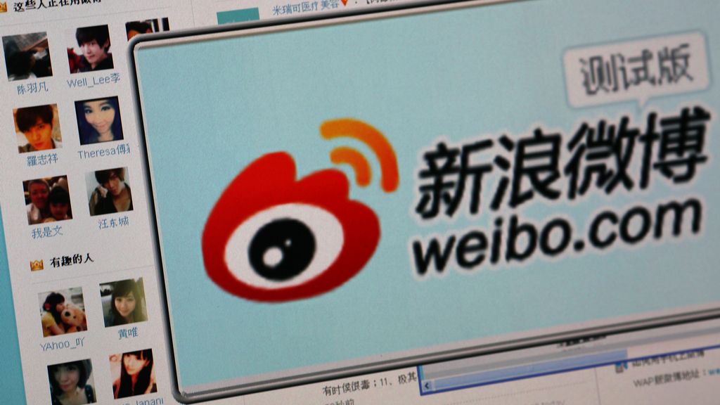 Weibo es el equivalente chino a Twitter