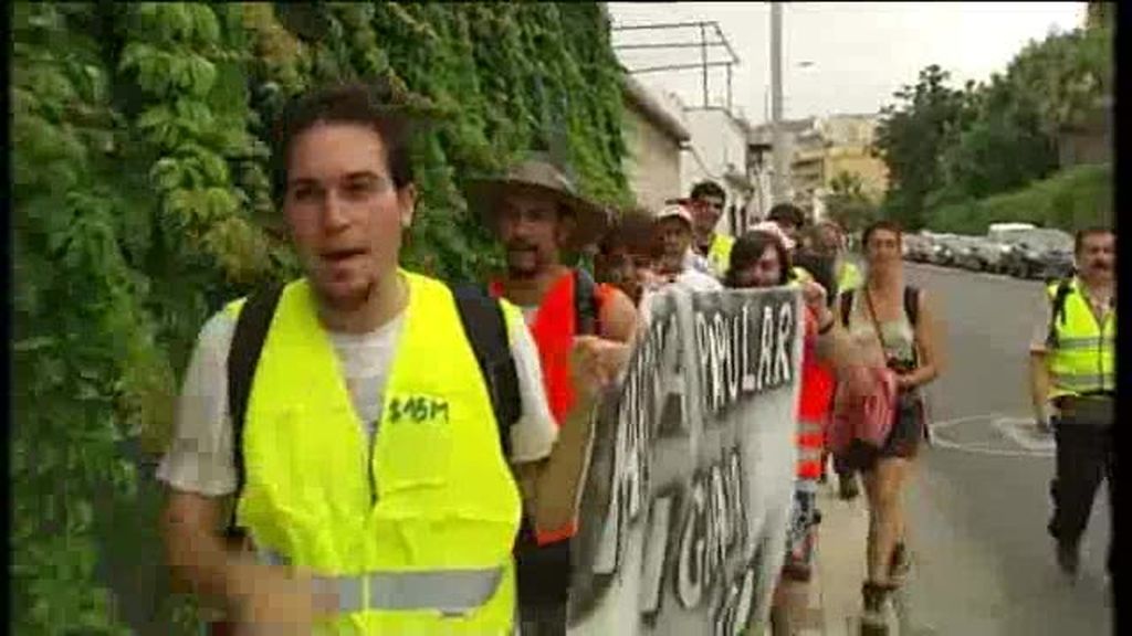 "Marchas indignadas" hacia Madrid