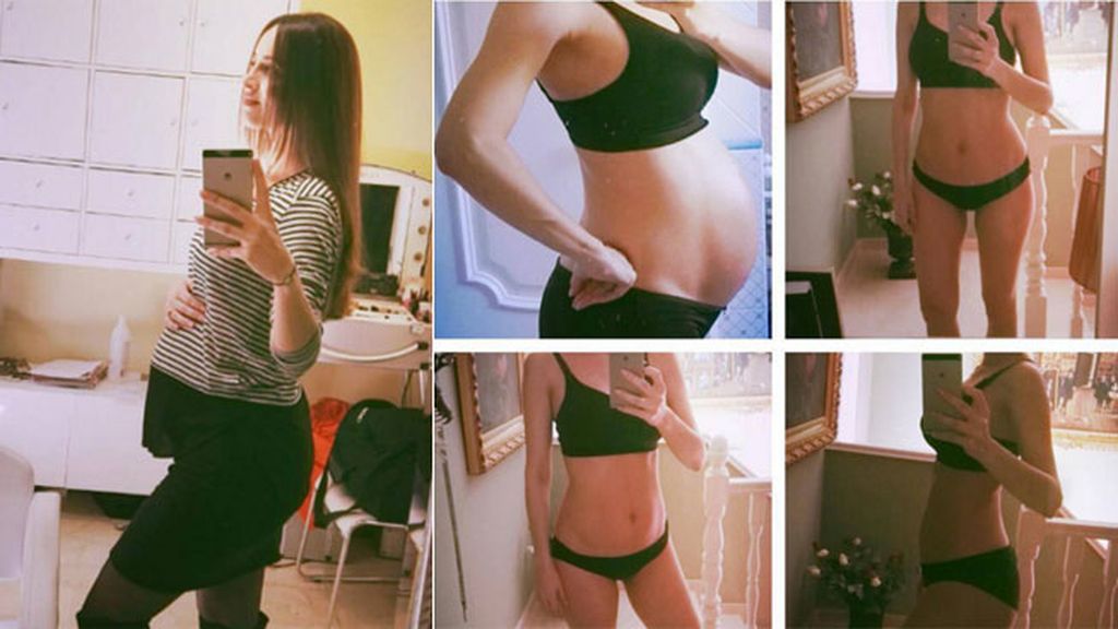 "Increíble cómo ha vuelto la barriga a sitio en tan poco tiempo..."