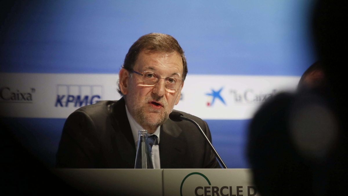 El presidente del Gobierno, Mariano Rajoy, en Sitges
