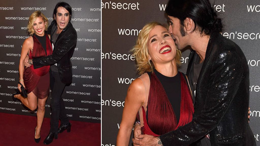Flecos rojos y stilettos negros: Elsa Pataky, toda una 'Dark Seduction' en Madrid