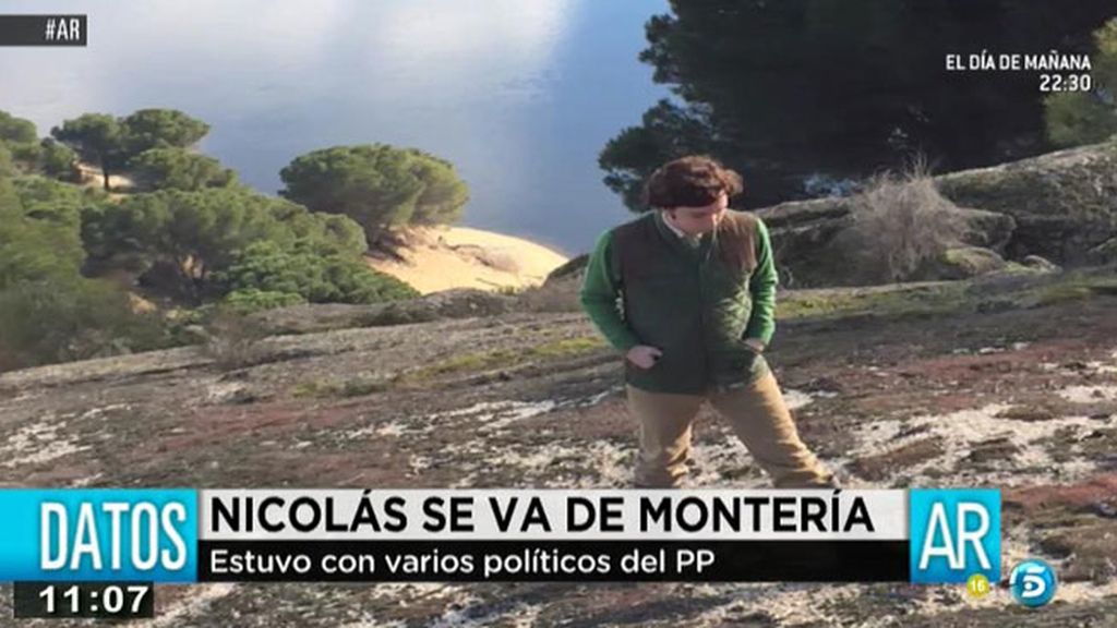 Imágenes exclusivas: F. Nicolás se va de montería a Alcántara con miembros del PP