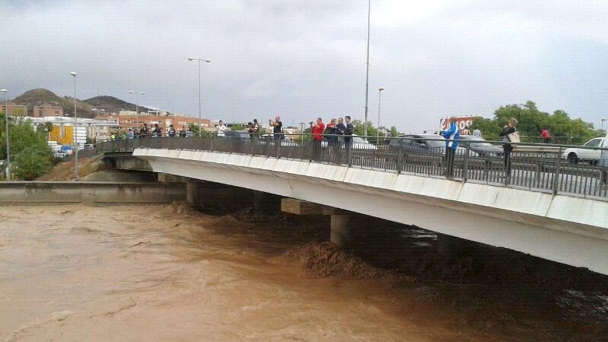 Inundaciones en Lorca. Foto: EFE