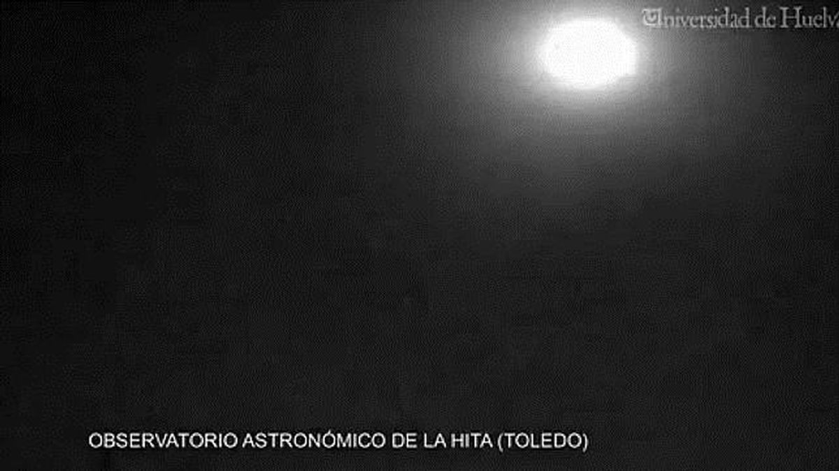 Una bola de fuego, procedente de un asteroide, sobrevuela la provincia de Toledo
