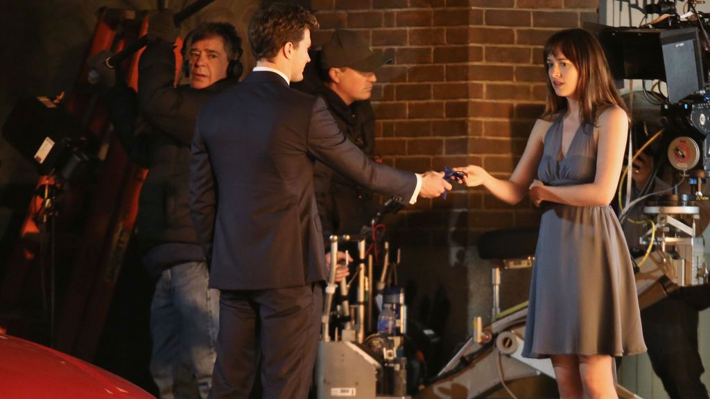 Nuevas imágenes de Dakota y Jamie durante el rodaje