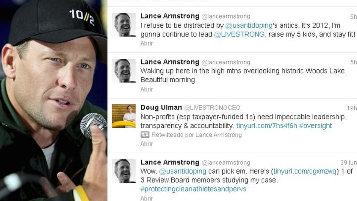 Lance Armstrong Twitter