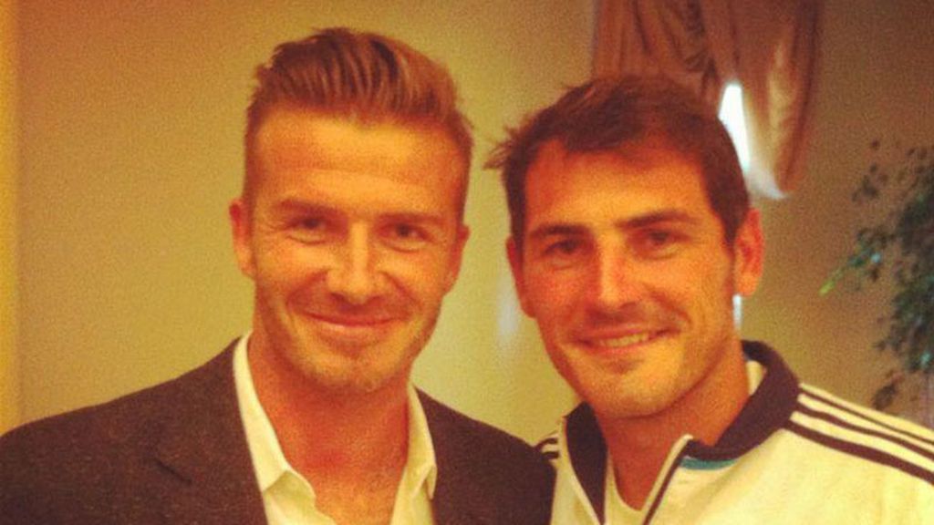 Beckham y Casillas