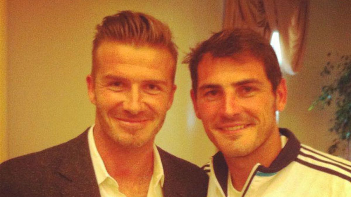 Beckham y Casillas