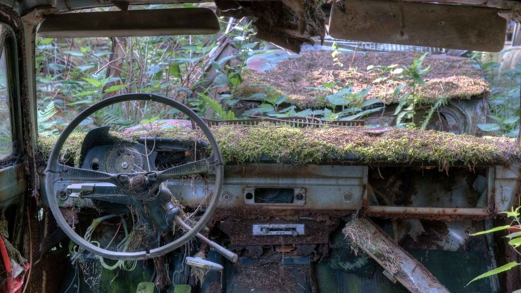 Cementerio de coches de la II Guerra Mundial