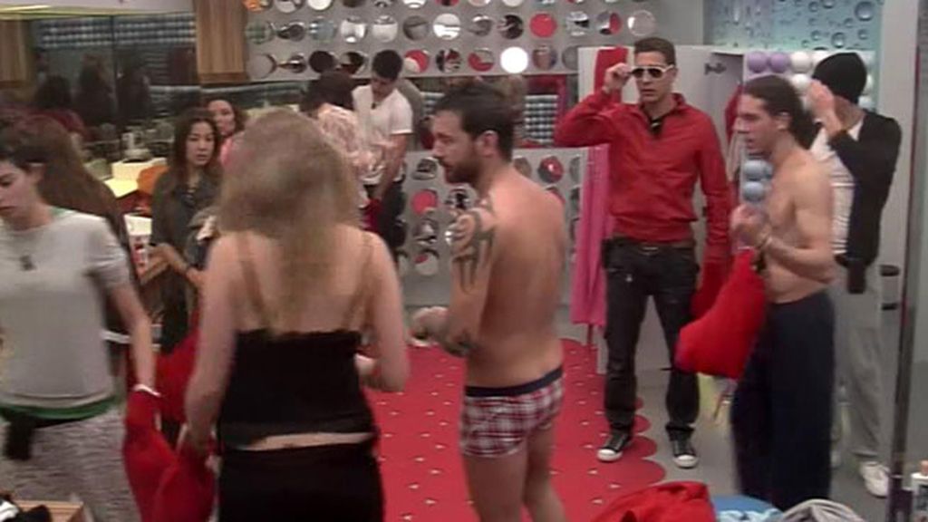 Los concursantes se preparan