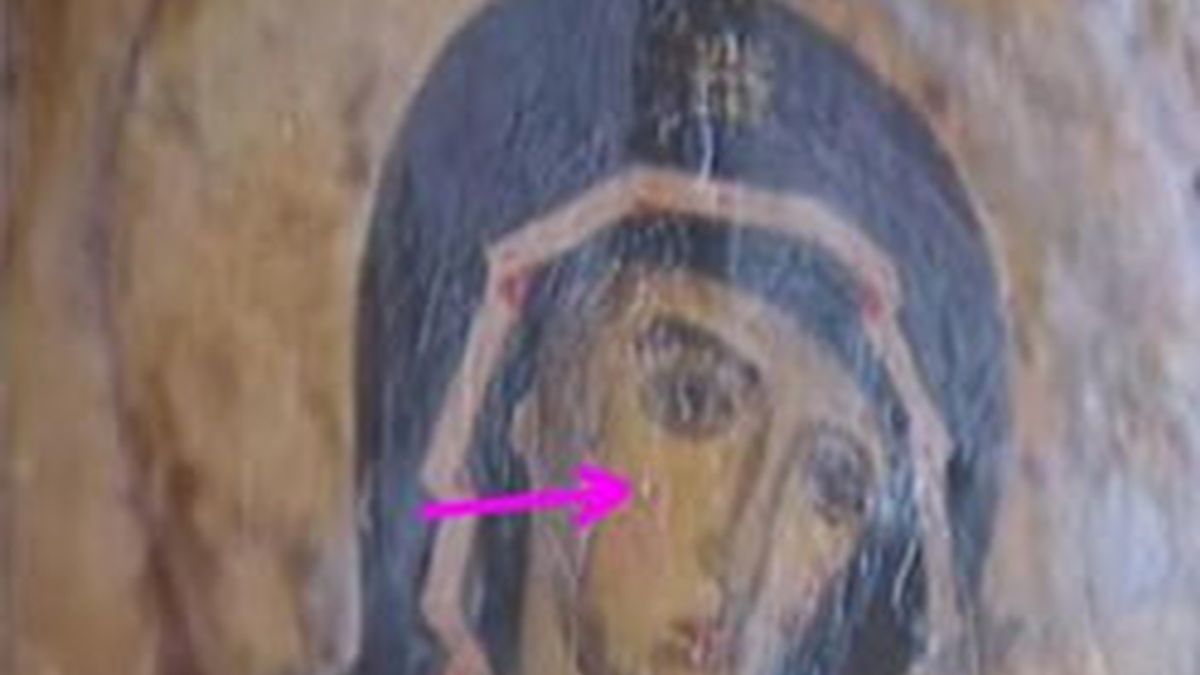 Imagen de la Virgen en cuestión. Video: Informativos telecinco.