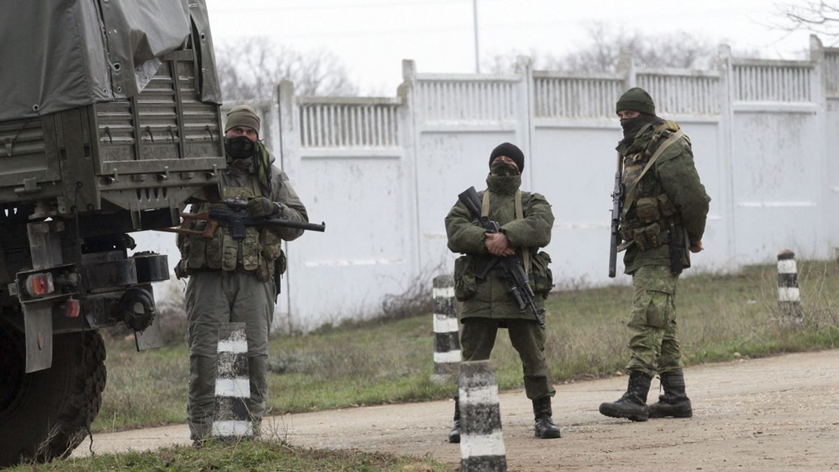 Militares rusos en Crimea. Foto: EFE