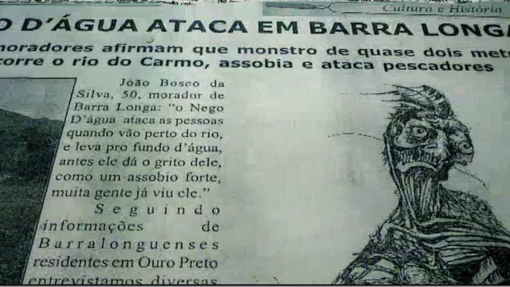 Un inquietante ser que emerge de las profuncidades