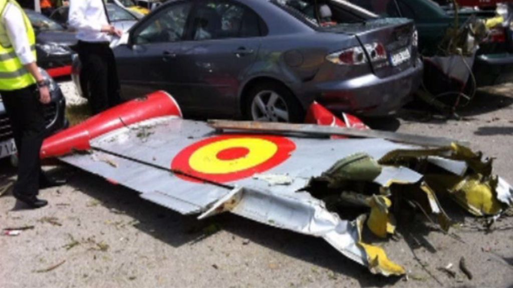 El accidente del avión