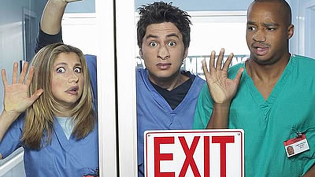 Los protagonistas de Scrubs
