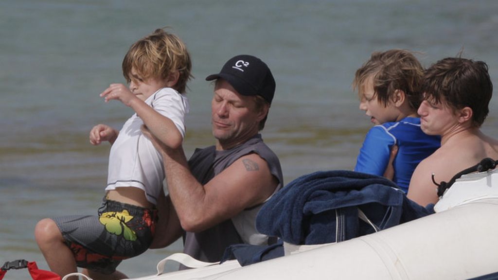Bon Jovi se refugia en las playas de Saint Barthelemy, el escondite de las celebs