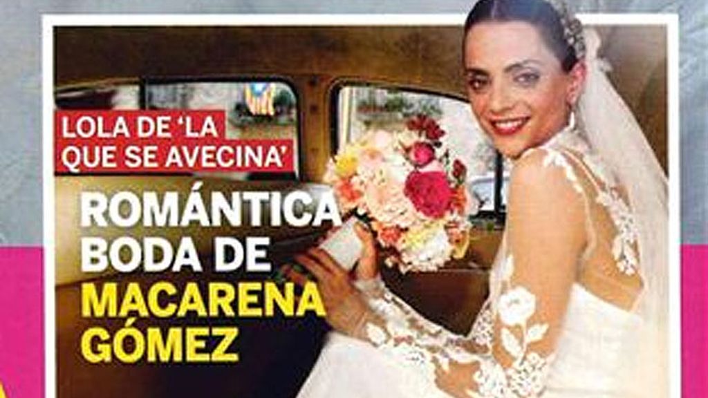 Macarena Gómez se casa