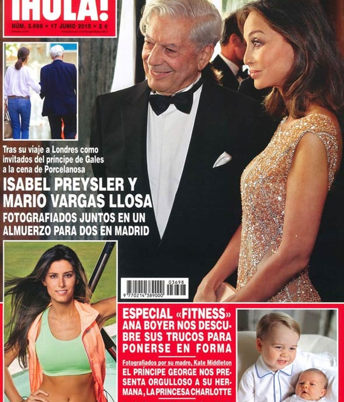 Isabel Preysler y Mario Vargas Llosa, portada de Hola