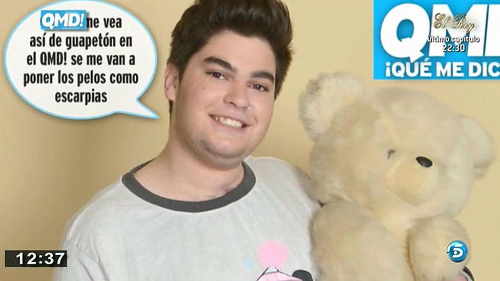 El amigo de Chabelita posa para '¡Qué me dices!'