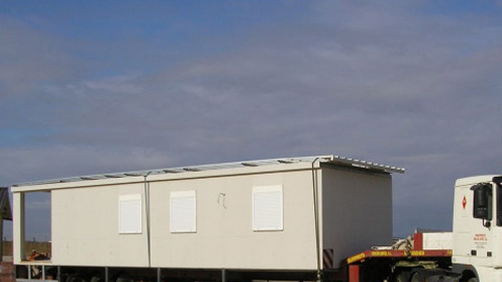 Vivienda portátil en módulo