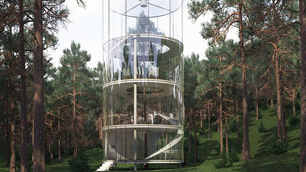 ¿Le gustaría vivir en una casa-árbol?