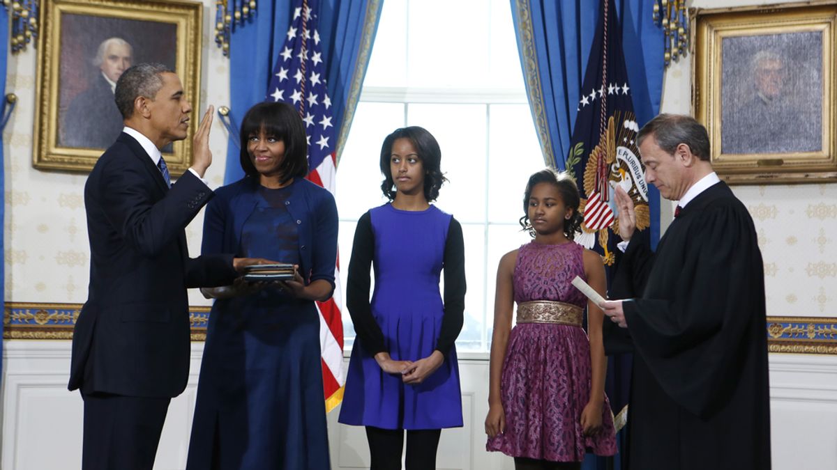 Obama presta juramento para su segundo mandato presidencial