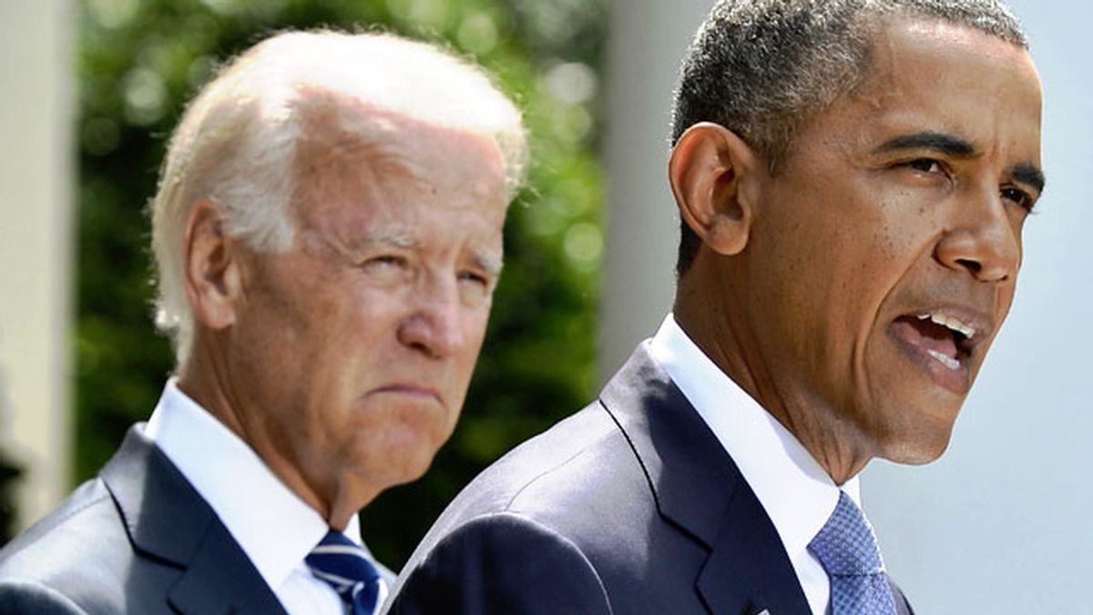 Obama y su vicepresidente, Joe Biden