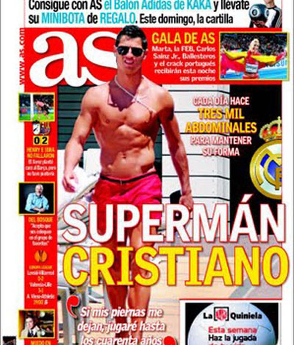 Cristiano, un hombre de portada