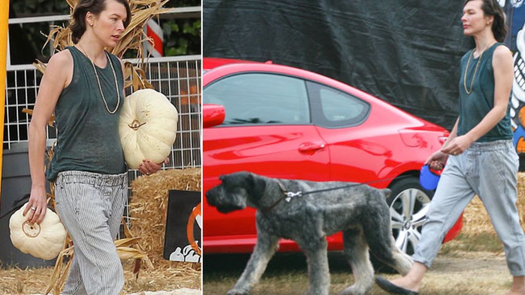 Jovovich te enseña a elegir la calabaza reina
