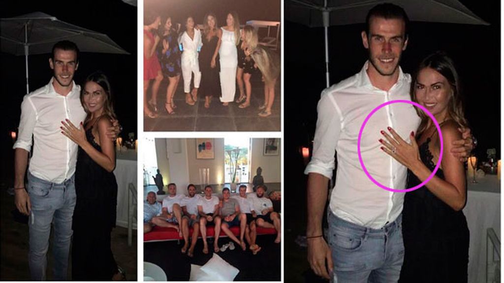 Ibiza, testigo de la pedida de mano de Gareth Bale a Emma Rhys-Jones