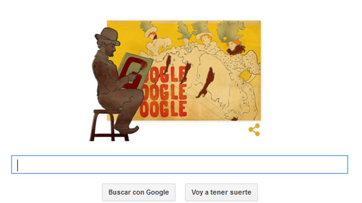 Google rinde homenaje al pintor Henri de Toulouse Lautrec