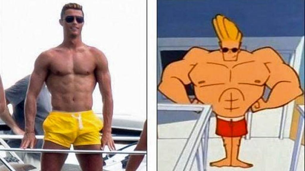 Cristiano Ronaldo y Johnny Bravo