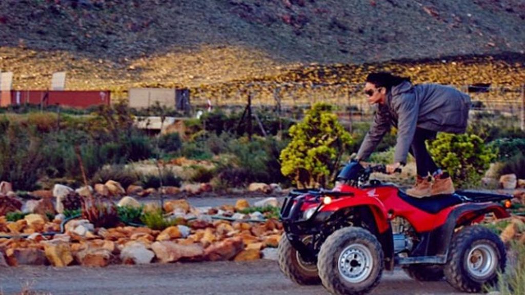 También ha recorrido en quad las carreteras africanas
