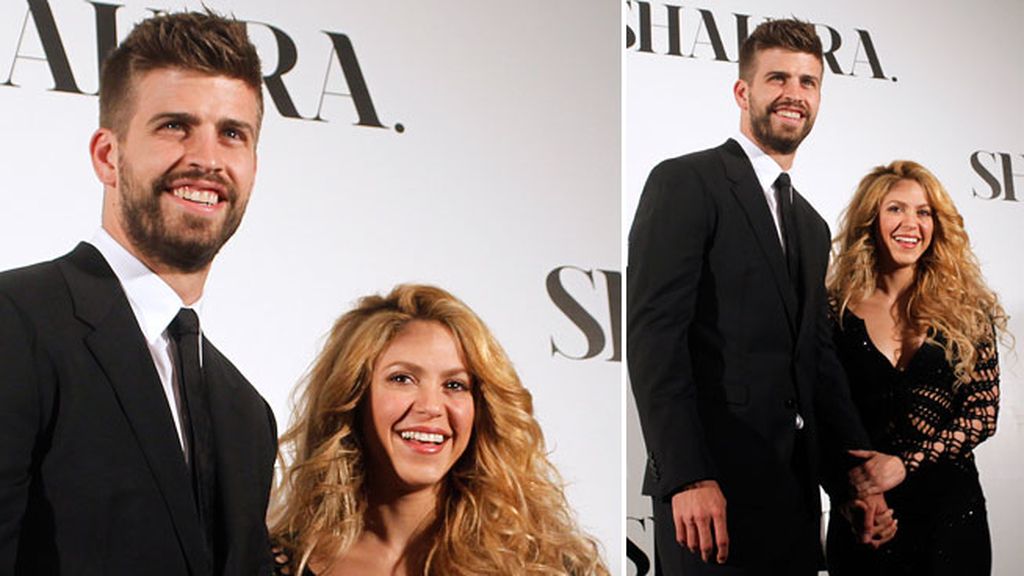 Shakira presenta disco con Piqué y le canta: "Sabía que estabas hecho para mí"