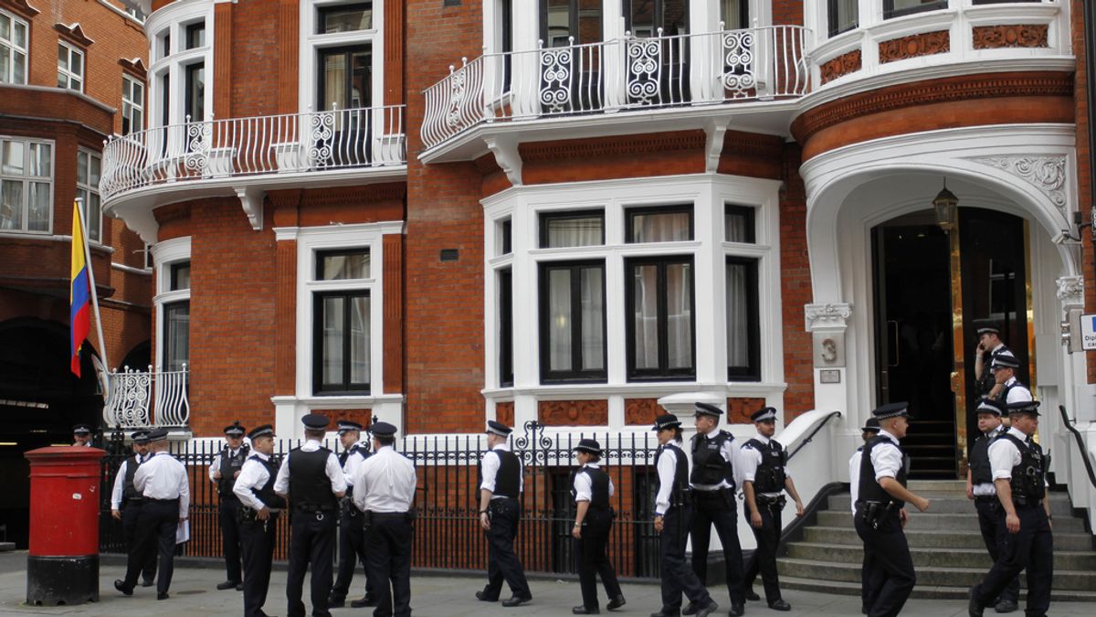 Embajada de Ecuador en Londres. Foto: GTRES
