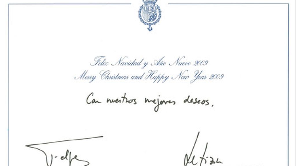 La Casa Real felicita las fiestas navideñas