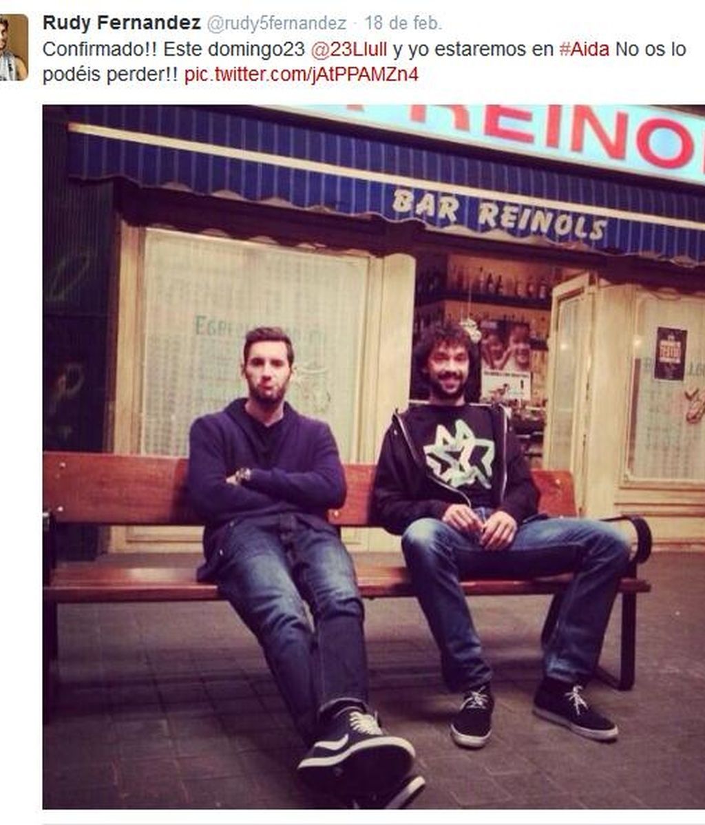 Rudy Fernández en Aída