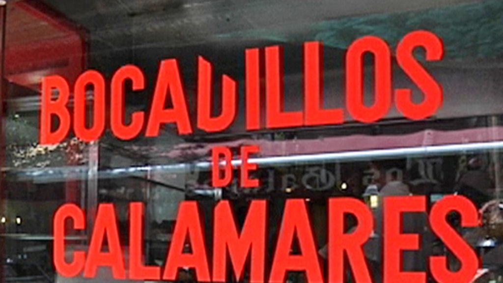 Típicos bocadillos de calamares